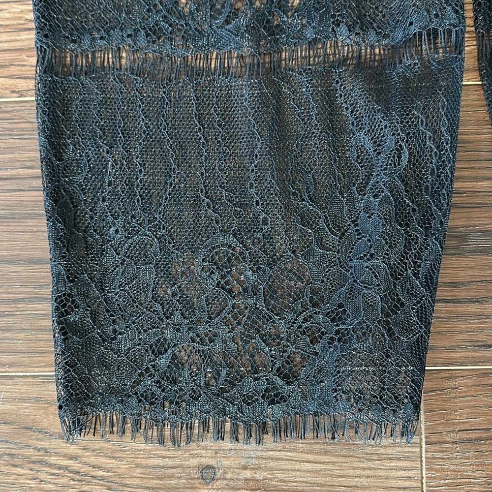 Tt Black Long Lace Biker Short 3 - Picture 9 of 11